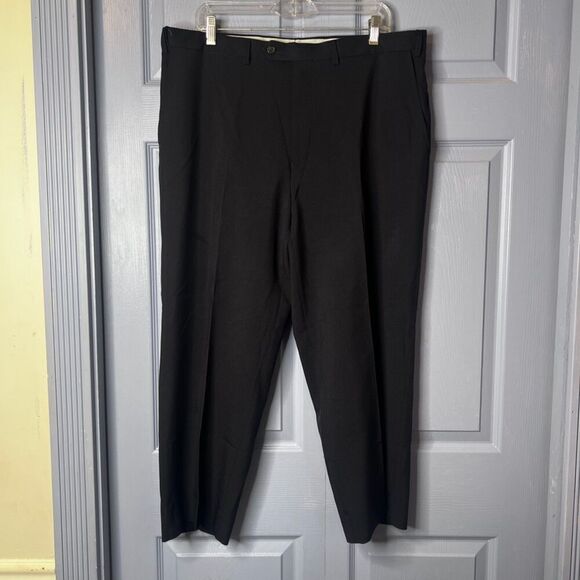 Chaps Total Comfort Black Dress Pants Trousers Mens Size 36/26 Basic Career Wear - Picture 10 of 10